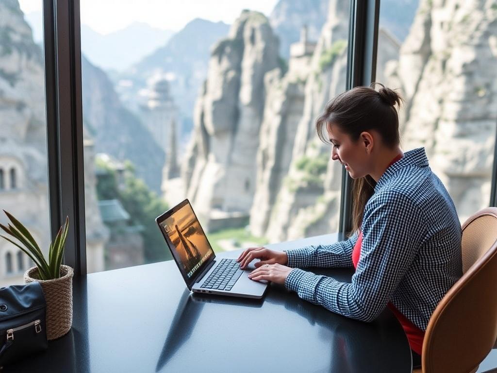     Trabajar mientras viajas: Opciones remotas y voluntariados.. Time management and productivity for the traveling worker