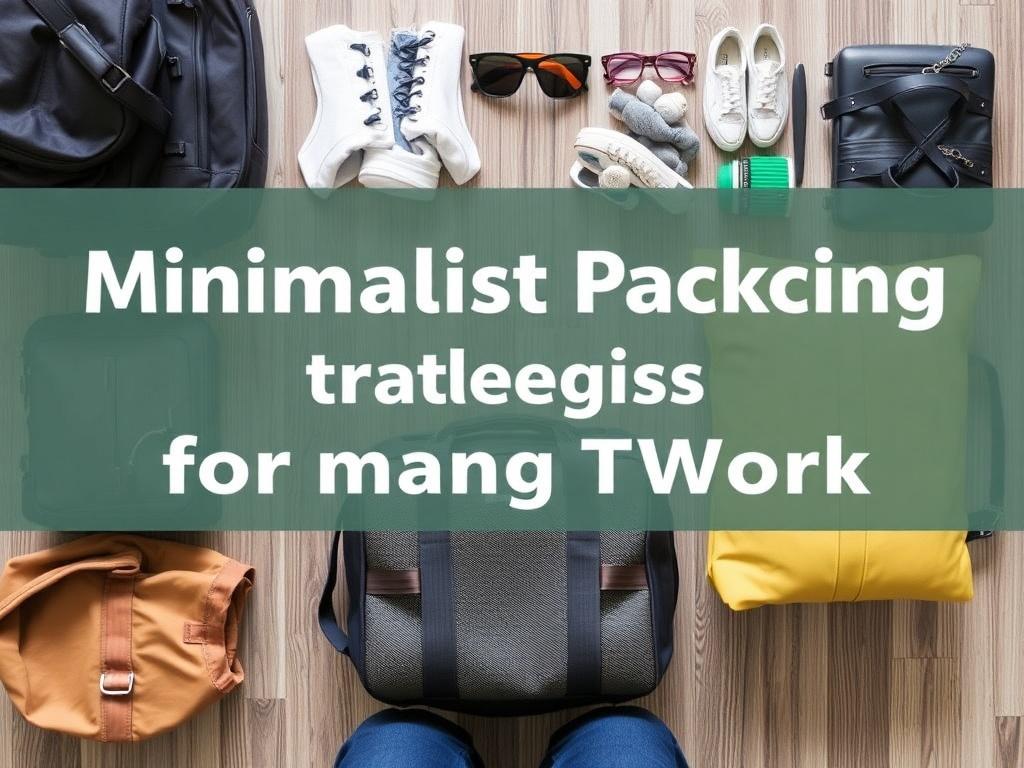    Minimalist Packing Strategies for World Travel. Organizational Tips: Making Minimalist Packing Work