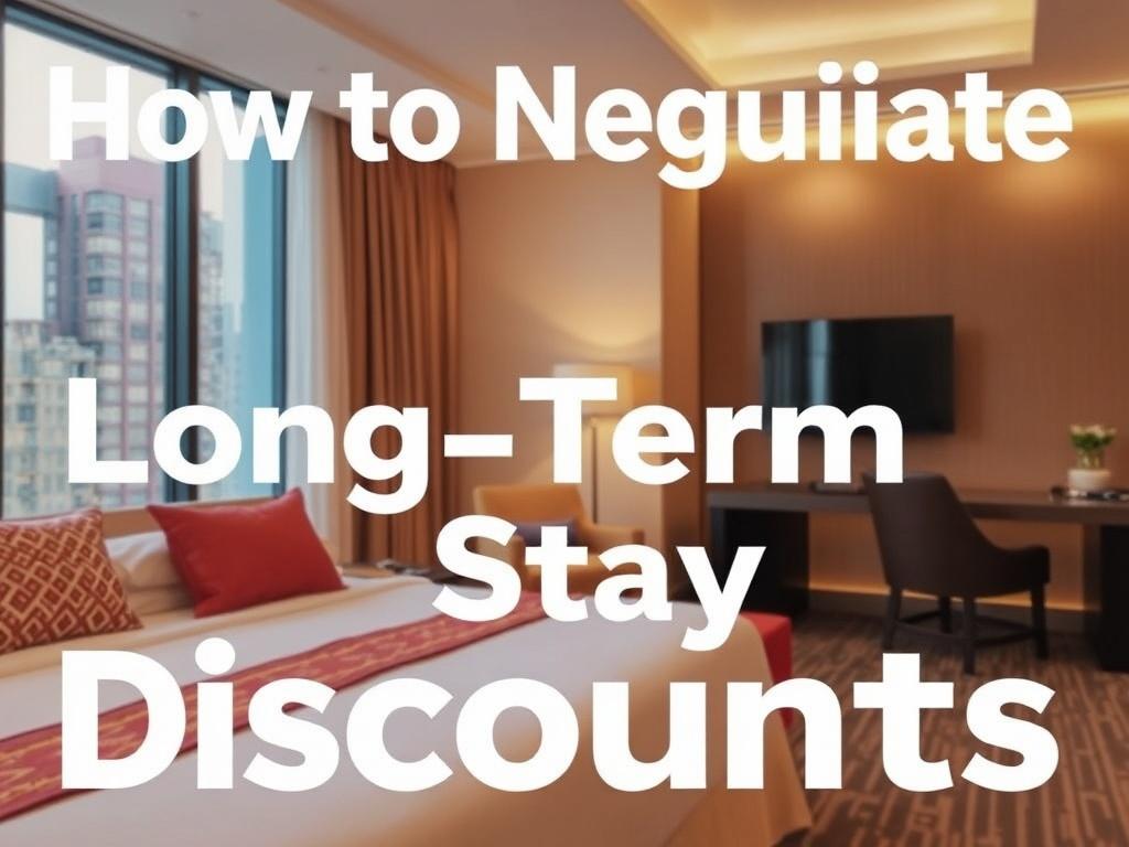     How to Negotiate Long-Term Stay Discounts. How to Ask for a Long-Term Stay Discount