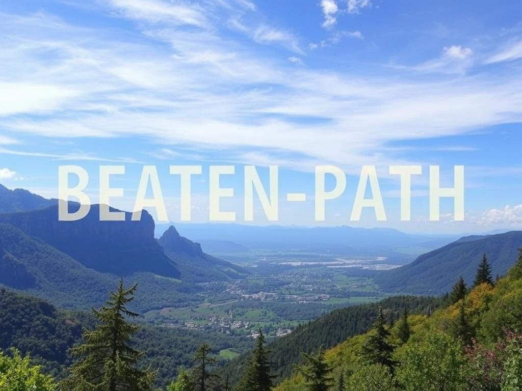     Off-the-Beaten-Path Travel: How to Discover Destinations Beyond the Guidebooks.. Sample Week-Long Itineraries