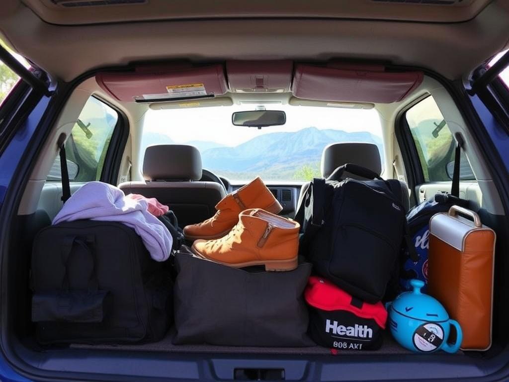     Préparer un road-trip : itinéraire, véhicule et checklist.. Packliste: Effizient packen ohne Ballast