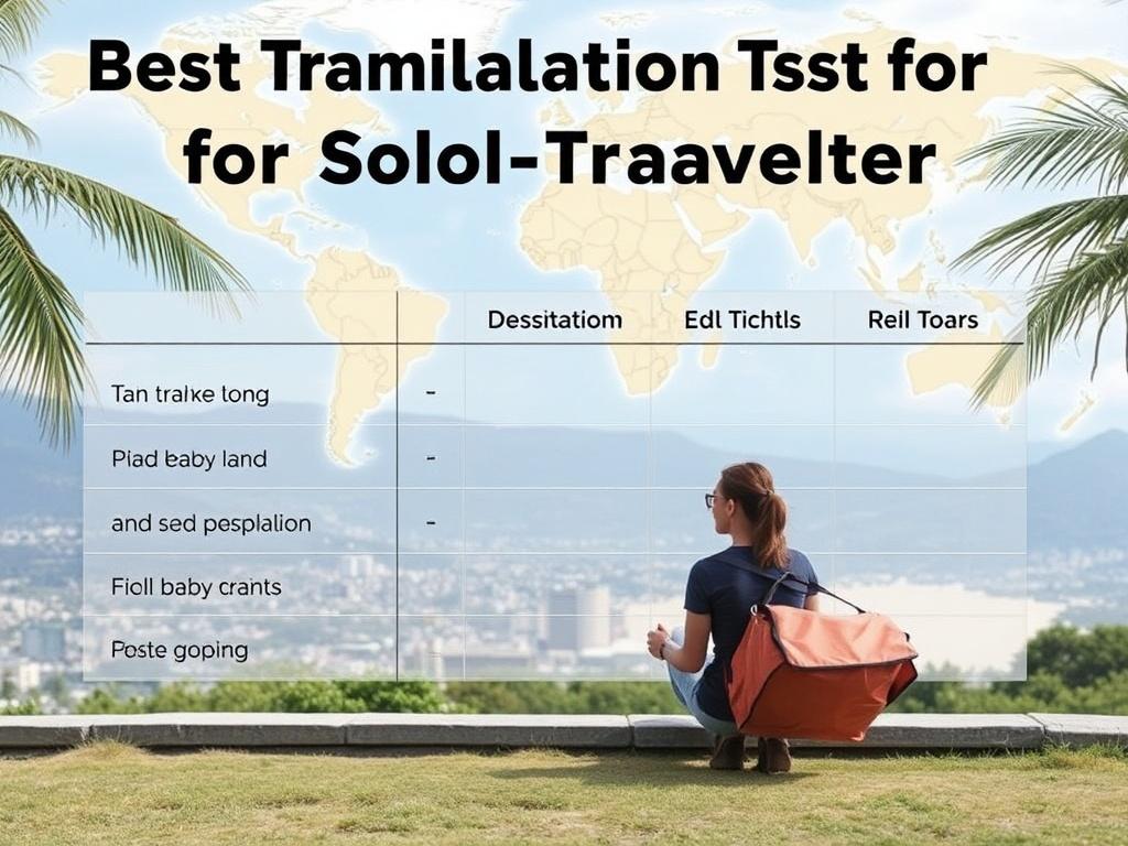     Best Translation Tools for Solo Travelers. Summary Table: Best Translation Tools for Solo Travelers