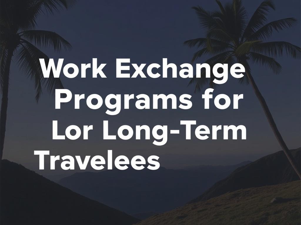     Work Exchange Programs for Long-Term Travelers. Benefits of Work Exchange Programs for Long-Term Travelers