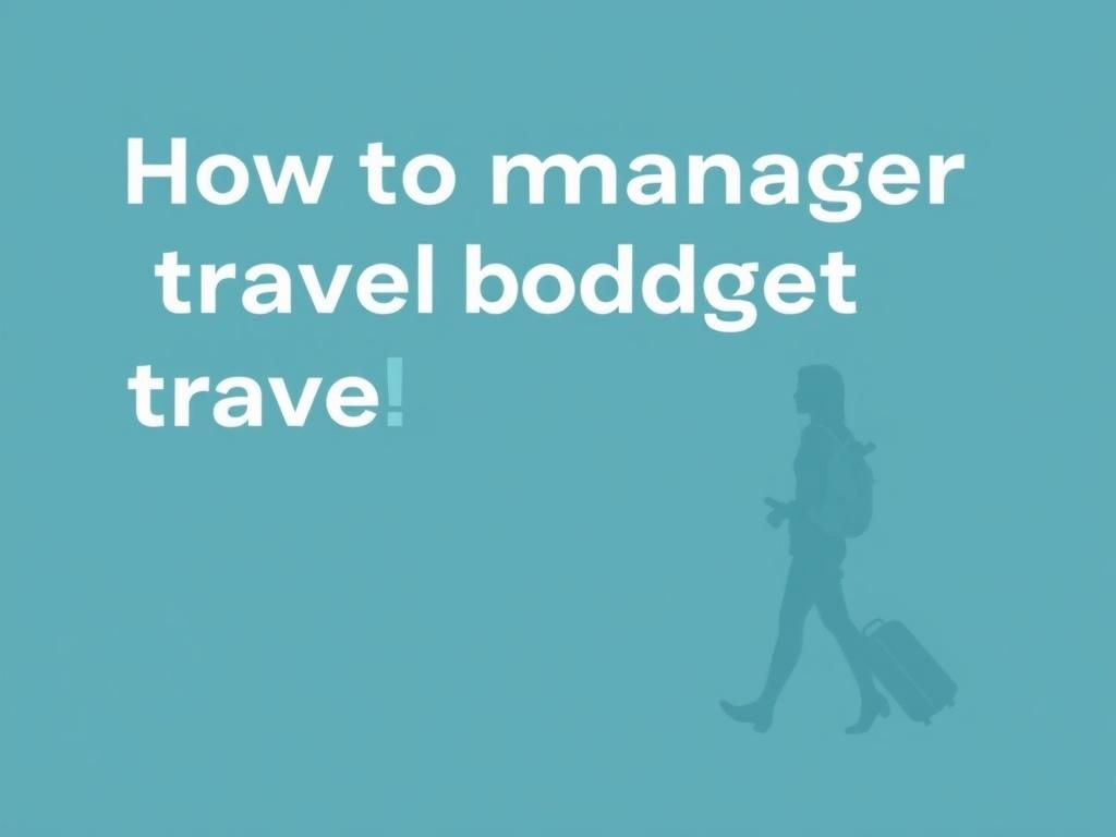     Comment gérer son budget voyage au jour le jour ?. Flexibilität & Notfallstrategien