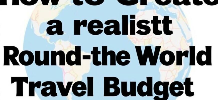How to Create a Realistic RTW Travel Budget: Your Ultimate Guide to Financial Freedom on the Road