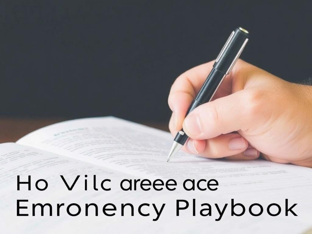     Cómo manejar imprevistos: Cancelaciones, pérdidas, enfermedades.. Build a Personal Emergency Playbook