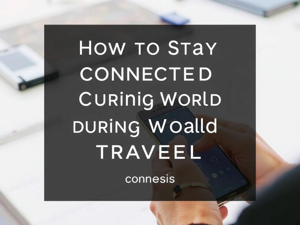     How to Stay Connected During World Travel. Conclusion