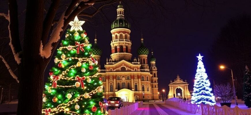 Новогодняя сказка Петербурга: автобусная экскурсия между огнями и легендами