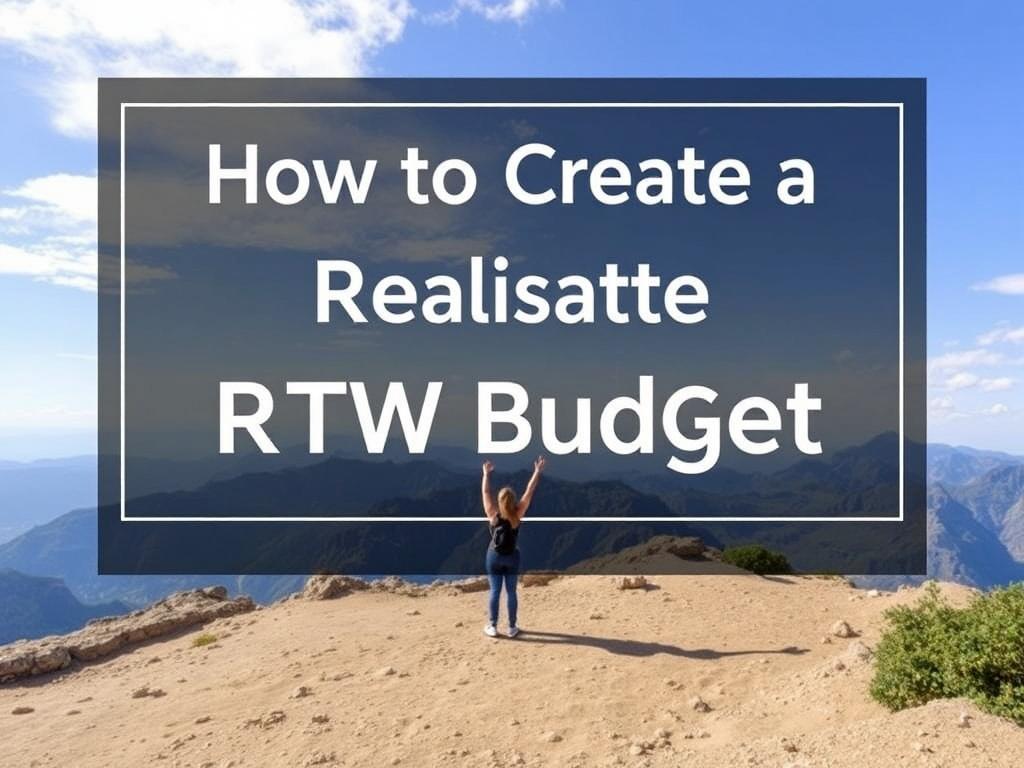     How to Create a Realistic RTW Travel Budget. Understanding the Basics: What Does an RTW Travel Budget Include?